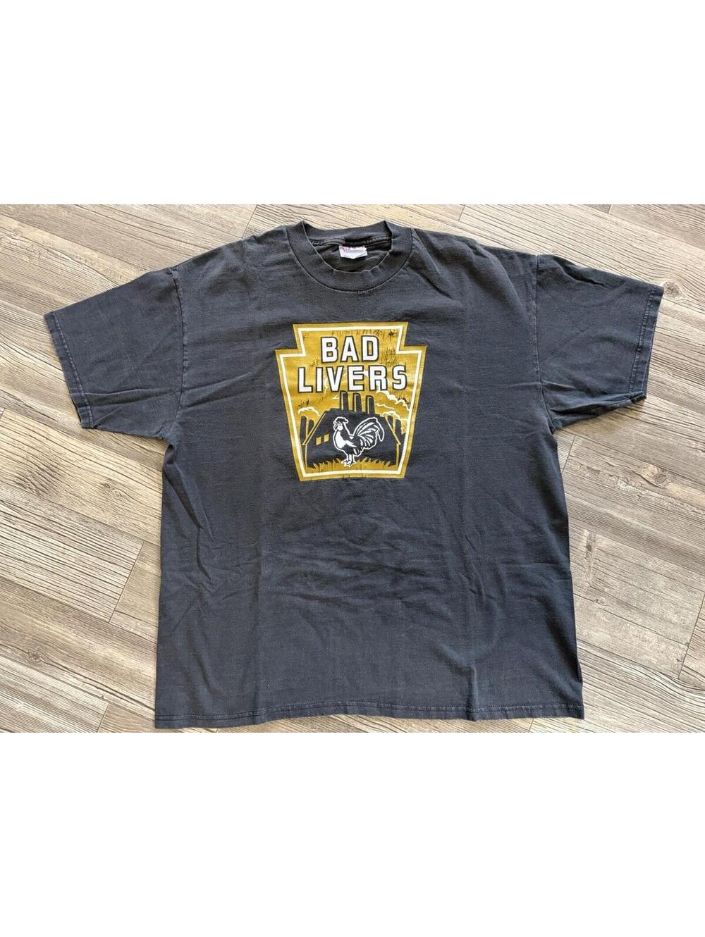 Vintage vintage 90s Bad Livers Chicken Of the Industry Tee!! Sz XL